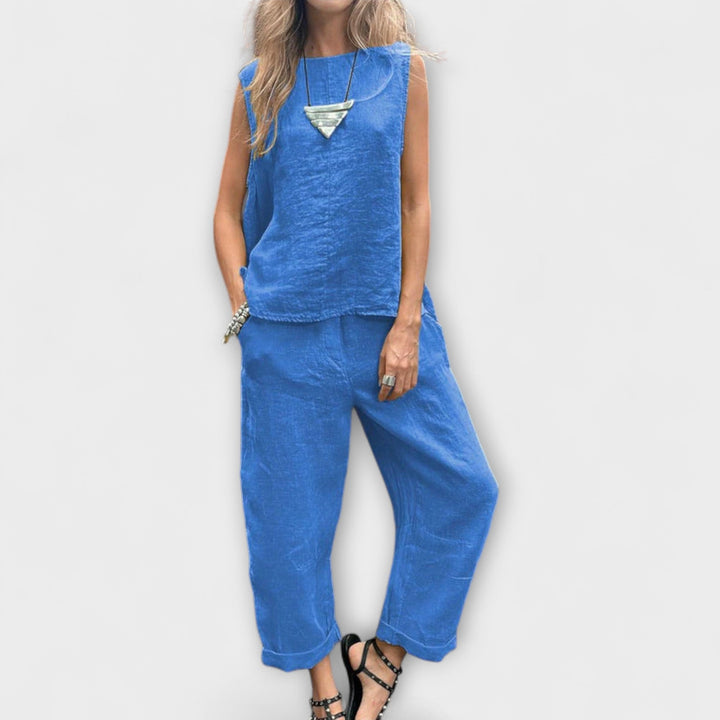 Jennifer – Relaxed Cotton-Linen Outfit