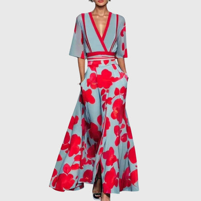 Leila | Women's Long-Sleeve Tailored Dress with Elegant Fit