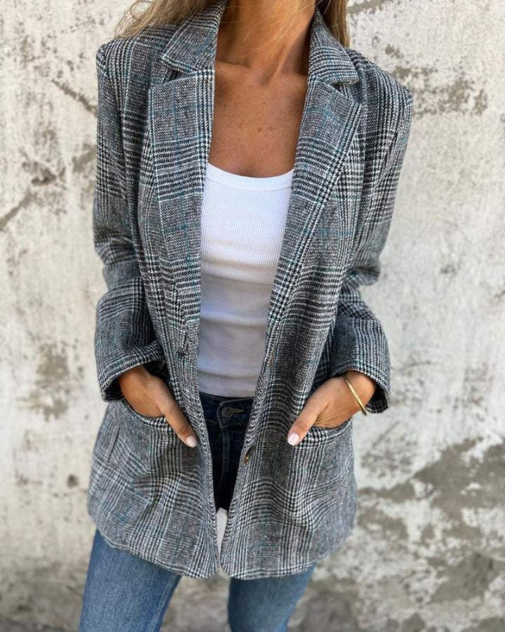 EIRA - TIMELESS CHECKED BLAZER