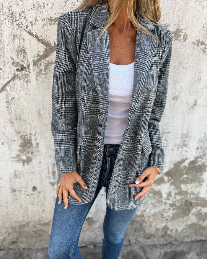 EIRA - TIMELESS CHECKED BLAZER