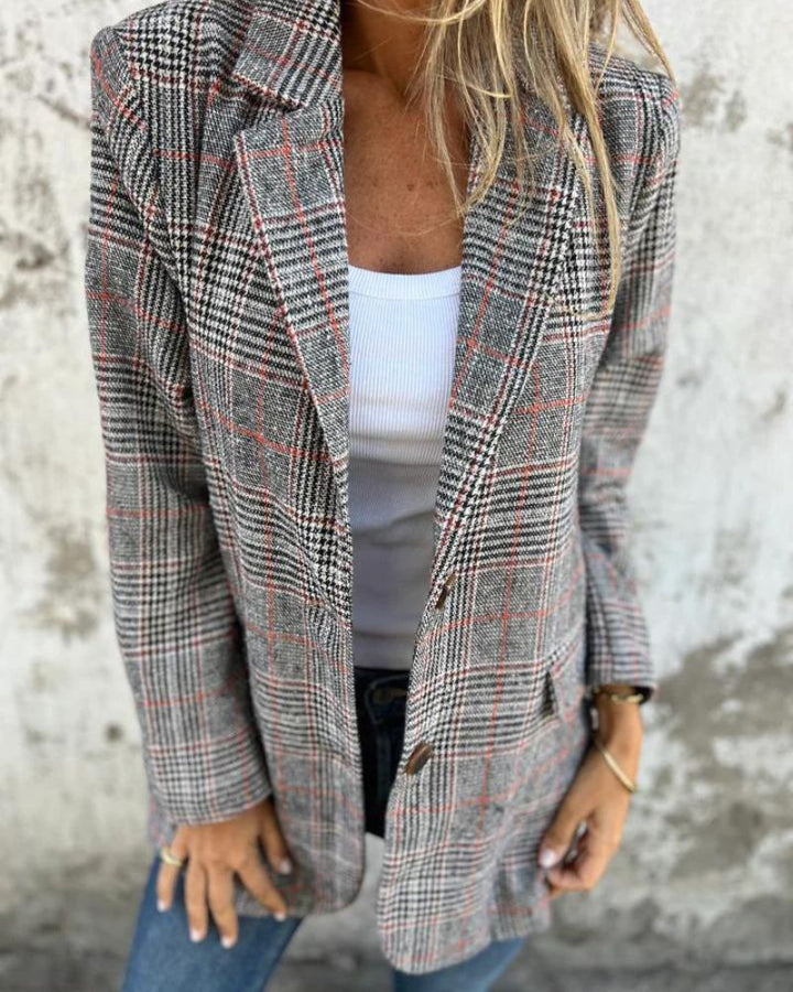 EIRA - TIMELESS CHECKED BLAZER