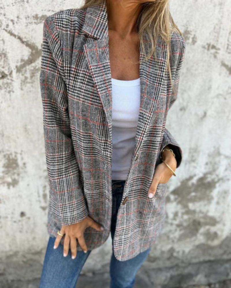 EIRA - TIMELESS CHECKED BLAZER