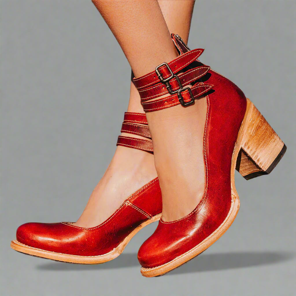 Alwine | Vintage Pumps for Elegant Comfort