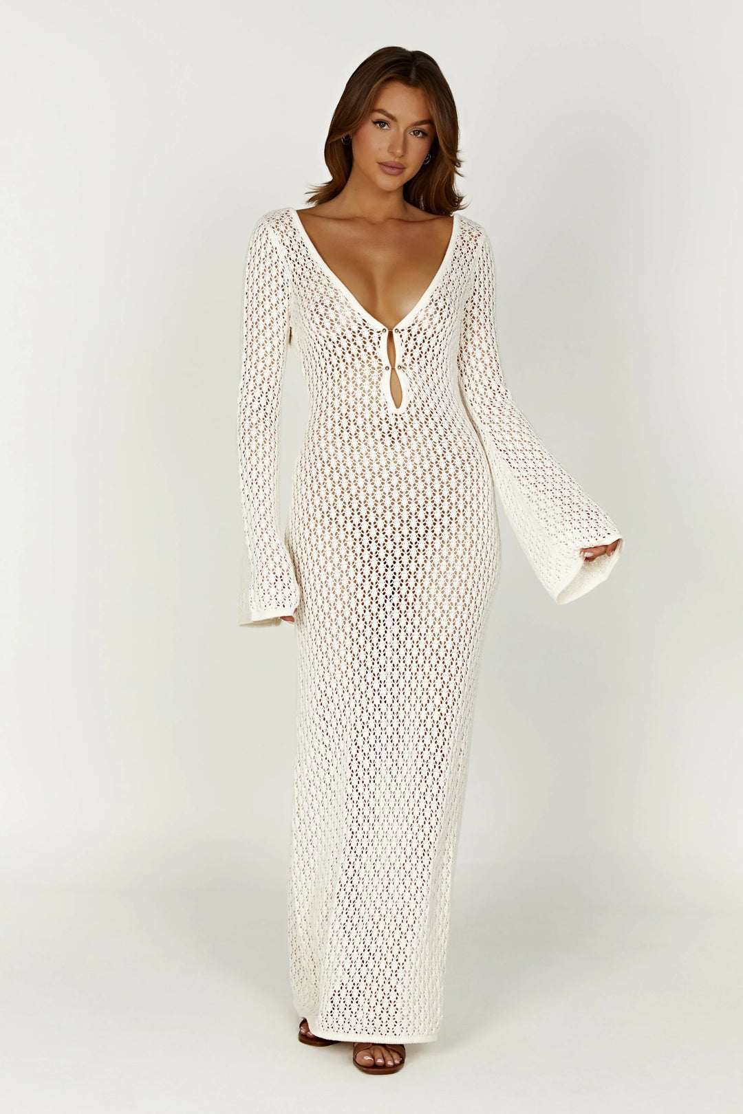 Luna Shore Dress | White