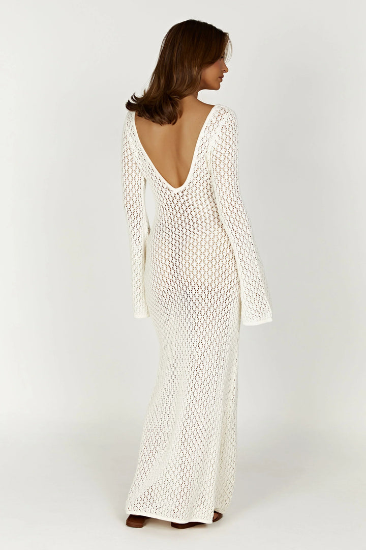 Luna Shore Dress | White