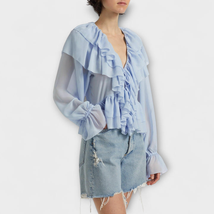Martha – Soraya Ruffle Shirt