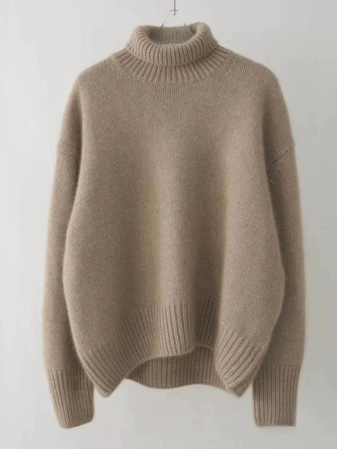 Kayla – High Collar Loose Knitted Jumper