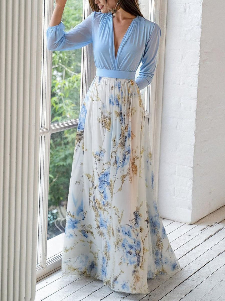 Harper™ | Dazzling Floral Print Maxi Dress