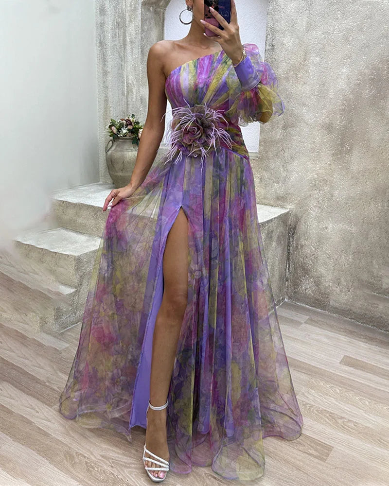 Savannah – Elegant Split Dress