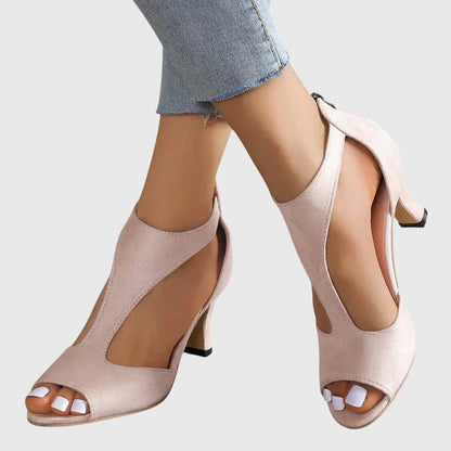 Delfina | Women's Orthopedic Heels with Stable Heel and Stretch Fit