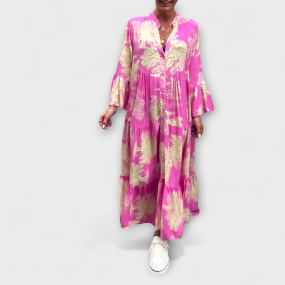 Nerina – Elegant Floral Maxi Dress