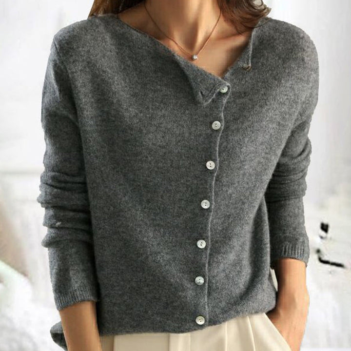 Ember – Elegant Wool Jacket with Side Fastening