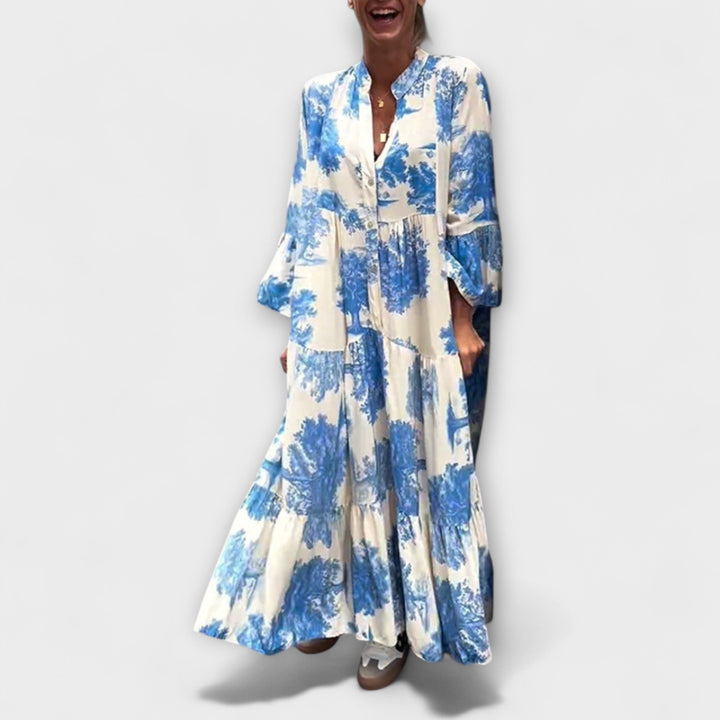 Nerina – Elegant Floral Maxi Dress