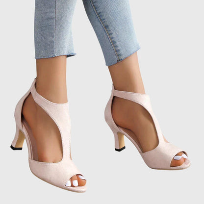 Delfina | Women's Orthopedic Heels with Stable Heel and Stretch Fit