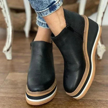 Jeanne | Women's Waterproof Ankle Boots with Side Zipper