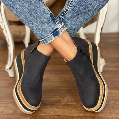 Jeanne | Women's Waterproof Ankle Boots with Side Zipper