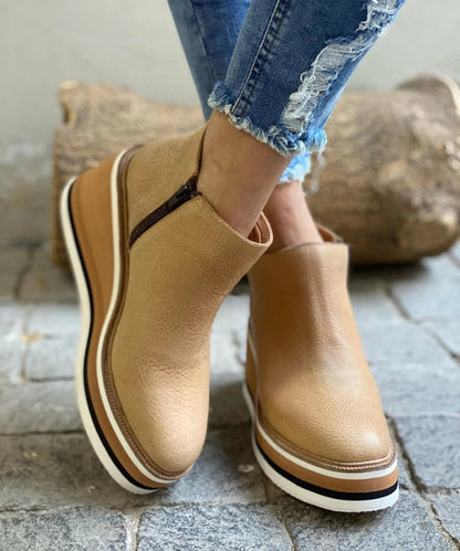 Jeanne | Women's Waterproof Ankle Boots with Side Zipper