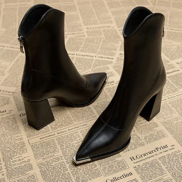 Chelsea™ | Stylish Leather Heels
