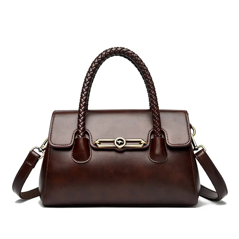ronja™ – classic bag with braided handle and gold details