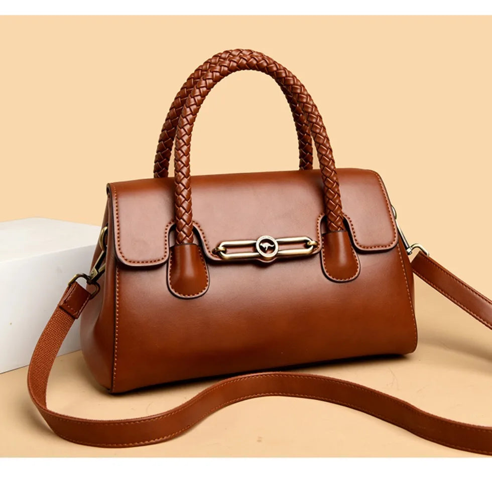 ronja™ – classic bag with braided handle and gold details