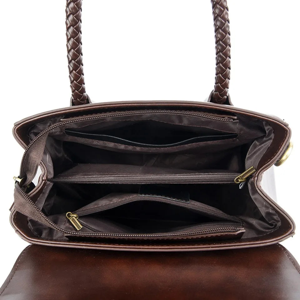 ronja™ – classic bag with braided handle and gold details