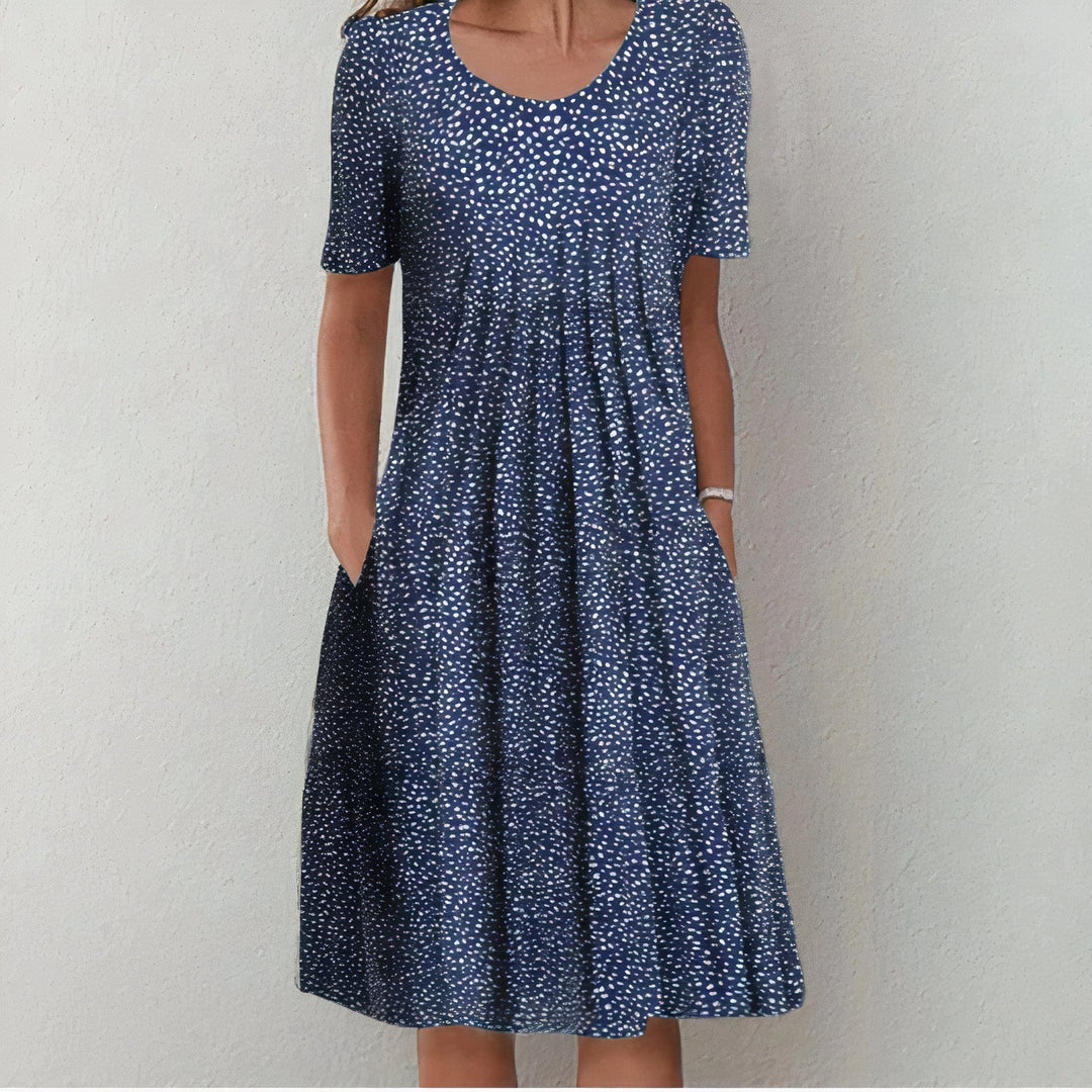 Leilani – Summer Bloom Ruffle-Trim Party Dress