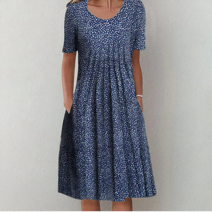 Leilani – Summer Bloom Ruffle-Trim Party Dress