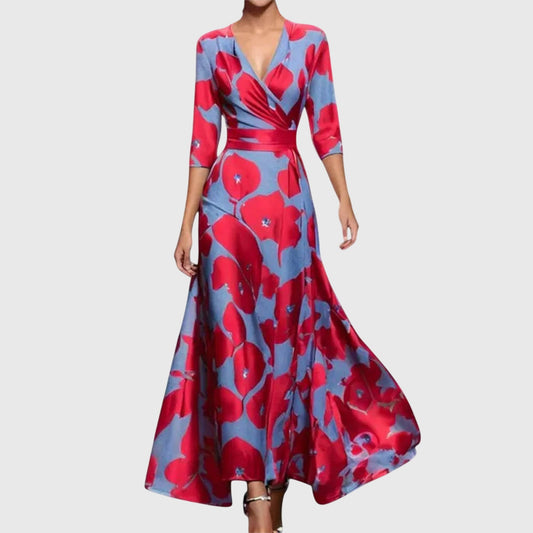 Leila | Women's Long-Sleeve Tailored Dress with Elegant Fit