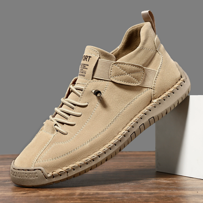 Saela | Women's Wide-Fit Orthopedic Slip-On Sneakers with Elastic Side Panels