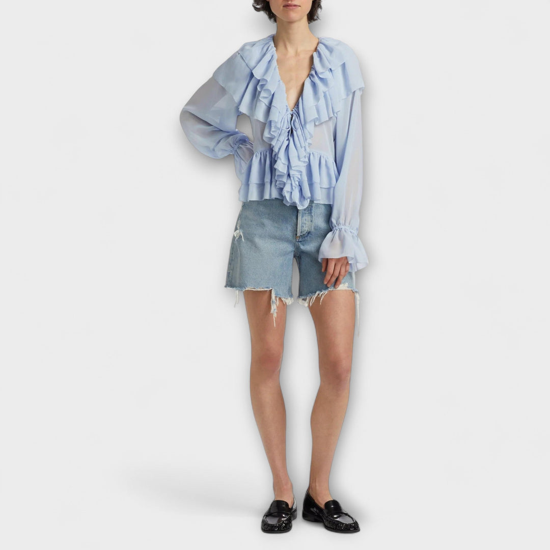 Martha – Soraya Ruffle Shirt