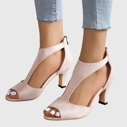 Delfina | Women's Orthopedic Heels with Stable Heel and Stretch Fit