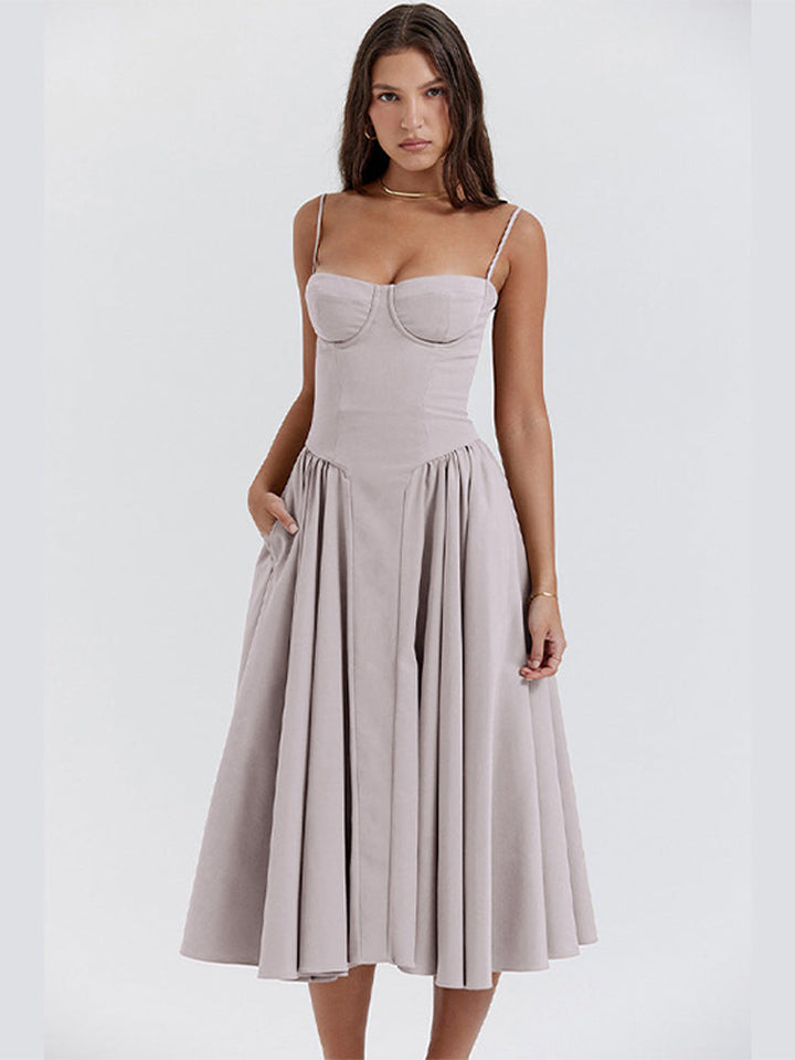 Emma | Waist-Enhancing Midi Dress