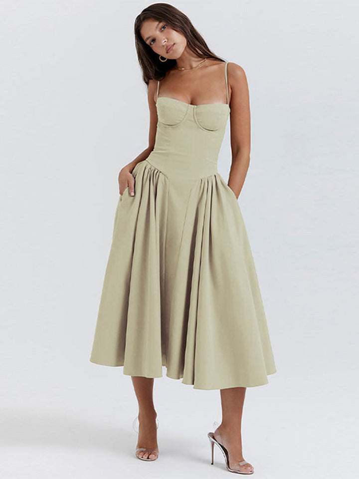 Emma | Waist-Enhancing Midi Dress