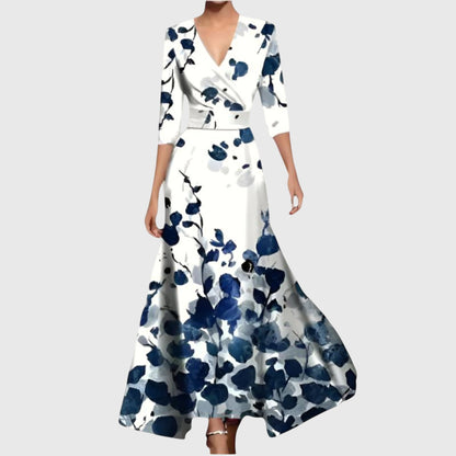 Leila | Women's Long-Sleeve Tailored Dress with Elegant Fit